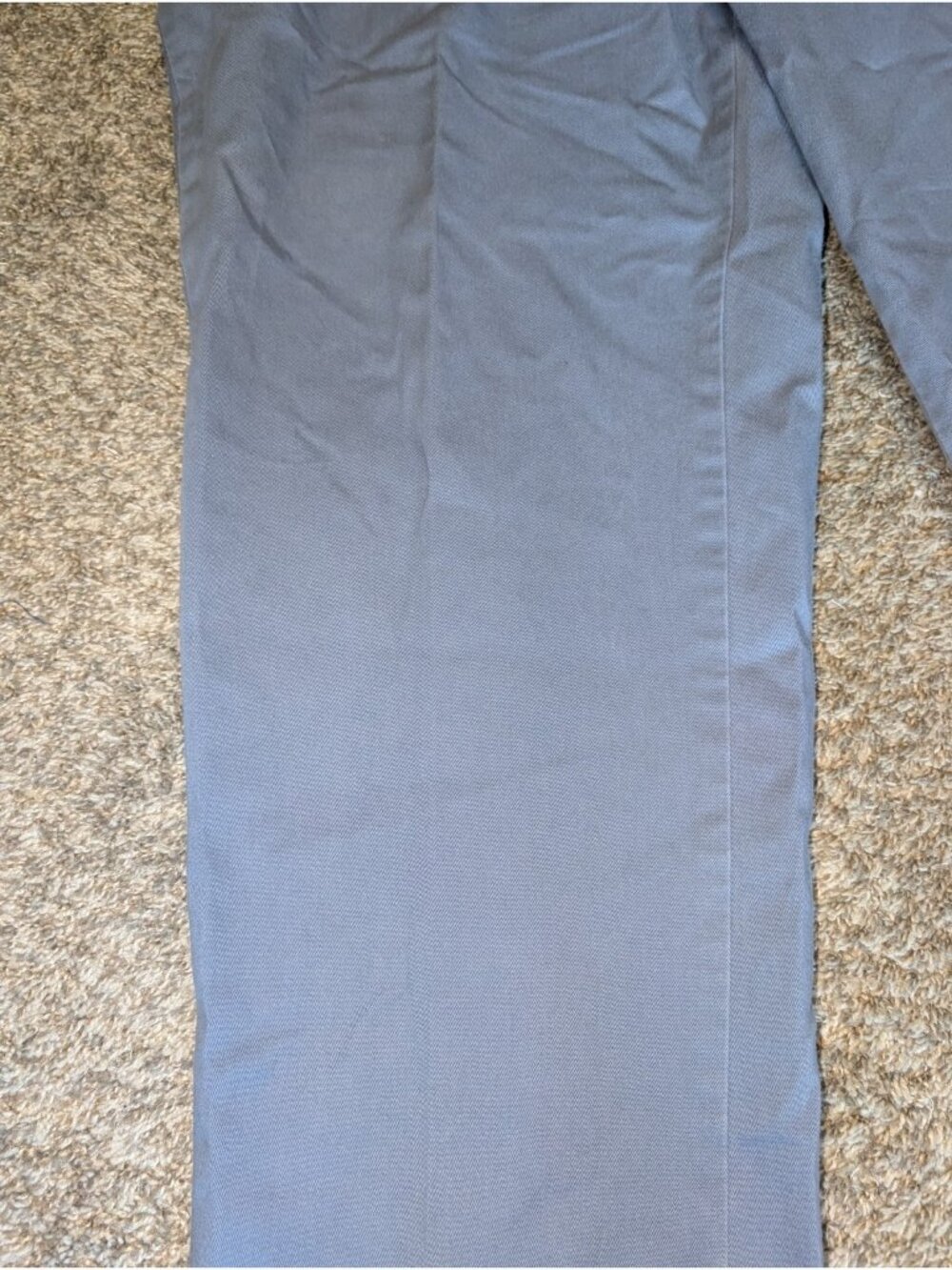 Polo Ralph Lauren Philip Pants Mens 38x30 Blue Pleated Chino Vintage Solid - Picture 6 of 12